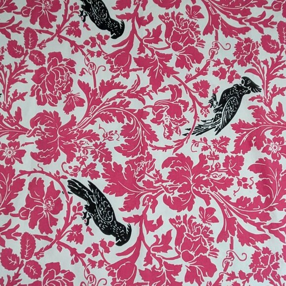 Premier Prints Decor Fabric - Pink and Black - 55"x1 Yard - Picture 2 of 3